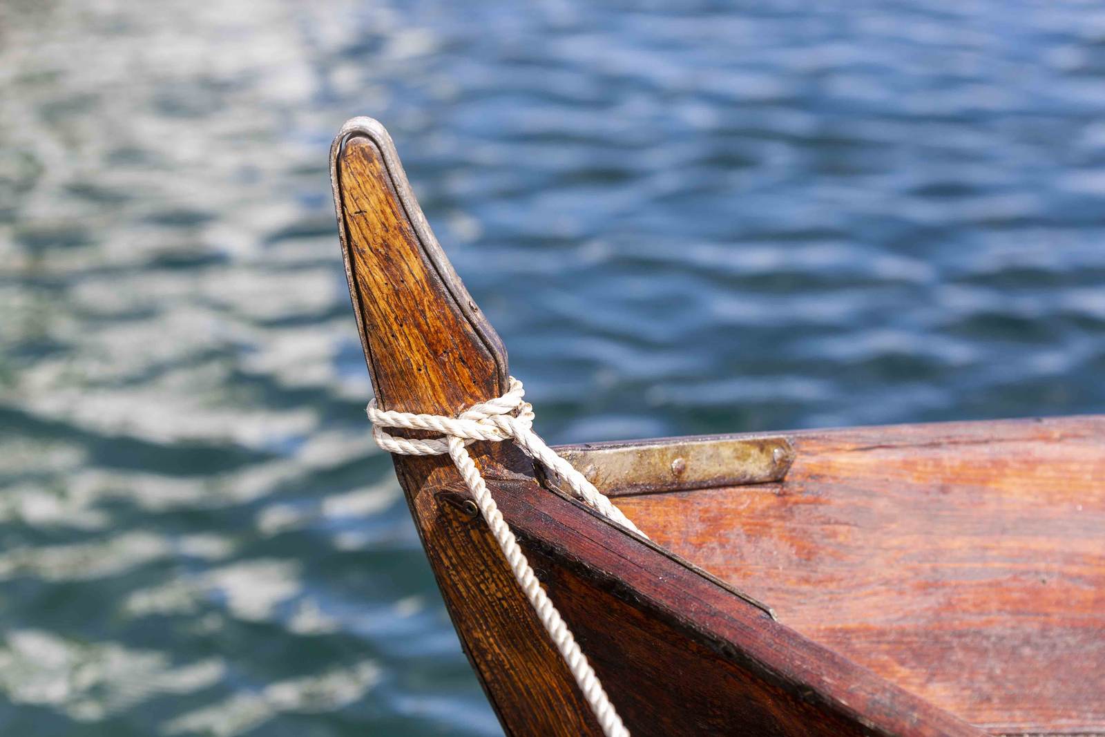 Trebåten ved kaien